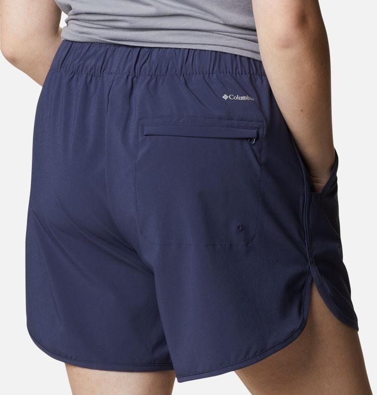 Women's Columbia Pleasant Creek Stretch Shorts Navy | Plus Size CA-I461C